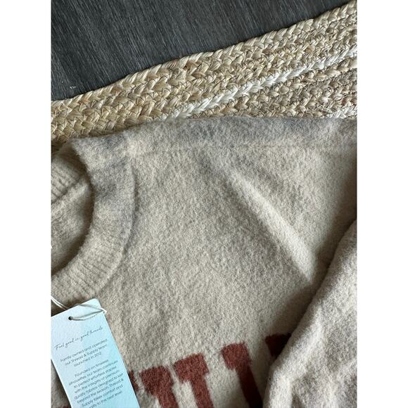 THREAD & SUPPLY Women's Nashville Sweater Size 1X In Sand Brick - Picture 13 of 16